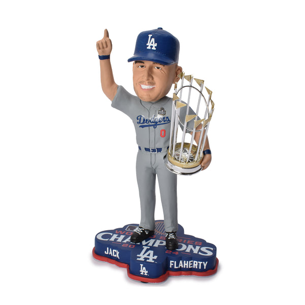 Jack Flaherty Los Angeles Dodgers 2024 World Series Champions Bobblehead BHMBCHWS24LDJF ボブルヘッド