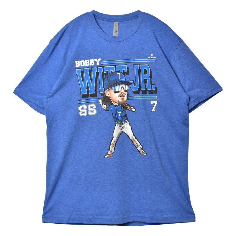 ボビー・ウィット・ジュニア カンザス シティ カートゥーン WHT 0002-048-02 半袖Tシャツ
