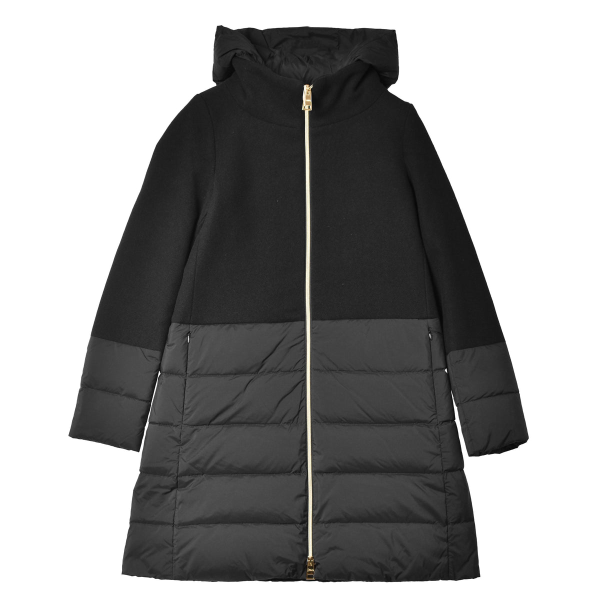HERNO - 美品 ヘルノ HERNO コート ロングコート ノーカラー