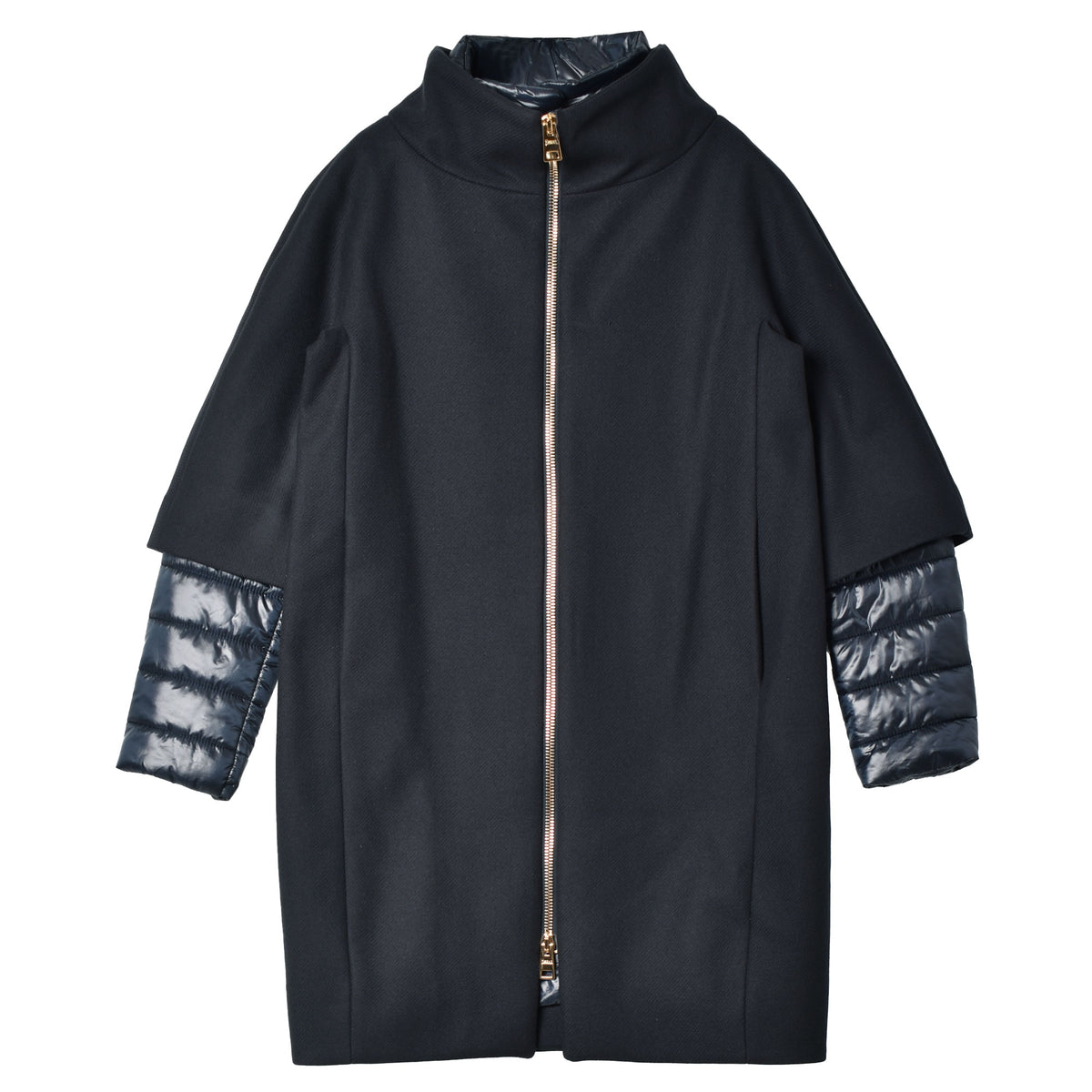 【関税・送料込】HERNO 24AW エコウール ナイロン コート 楽天市場】ヘルノ ウールコート HERNO エコウール＆ナイロン