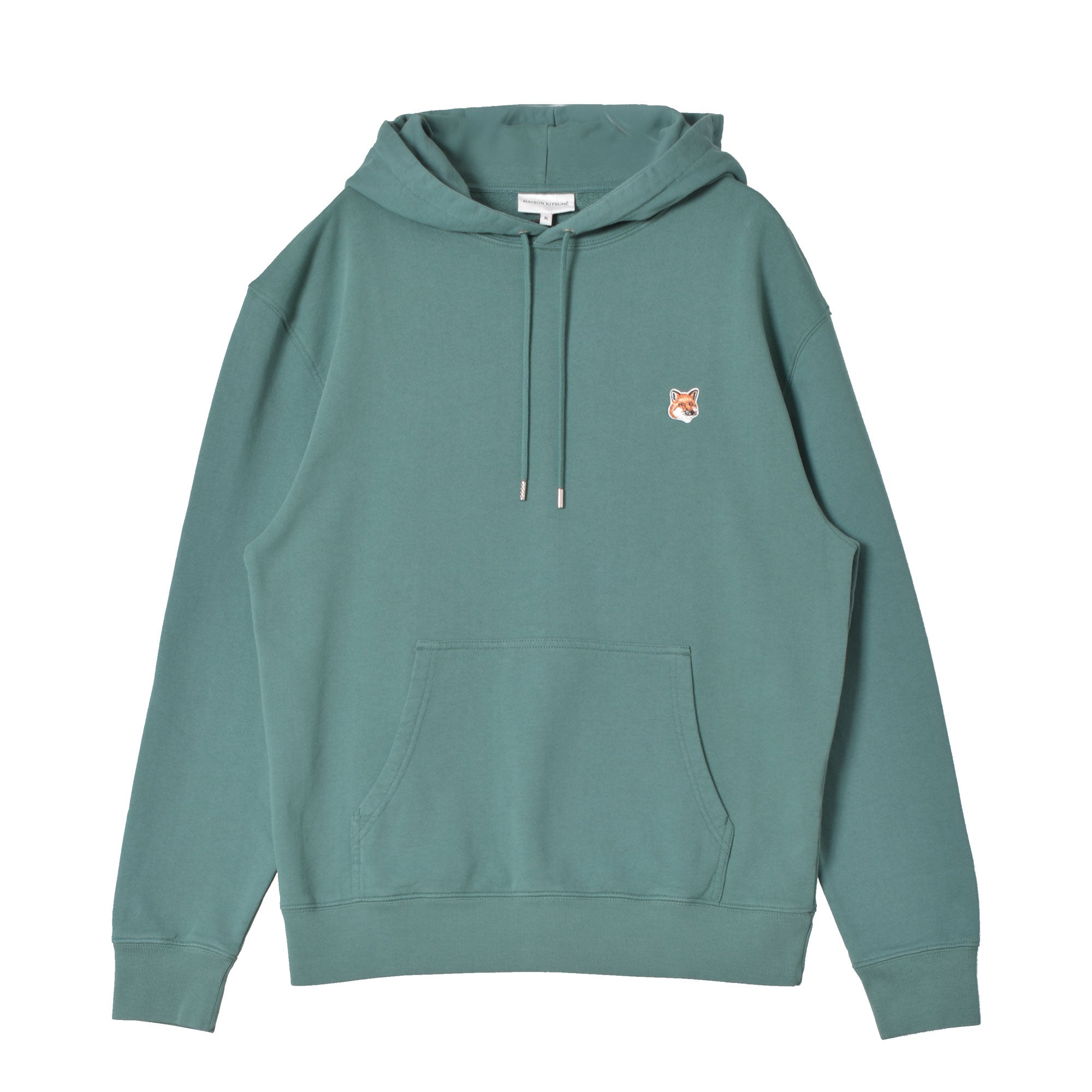 TN SHOPさま専用 メゾンキツネ　パーカー　ライトグリーン メゾンキツネ MAISON KITSUNE フォックスヘッド パッチ
