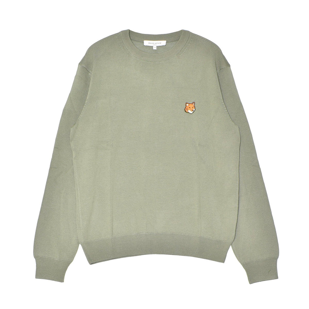 【バナナマン日村さん着用モデル】メゾンキツネ パーカー ブロックカラー パステル メゾンキツネ MAISON KITSUNE フォックスヘッド メリノ