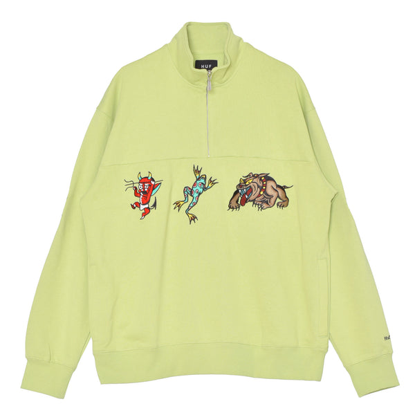 ハフ HUF BLEDSOE QUARTER ZIP FLEECE FL00235 スウェット 2