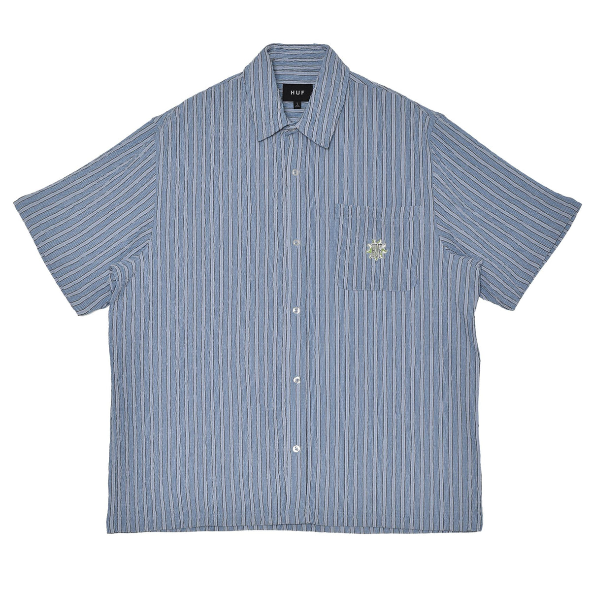 Her lip to ストライプ 半袖シャツ M Her lip to ストライプ 半袖シャツ M Day-To-Day Stripe Shirt