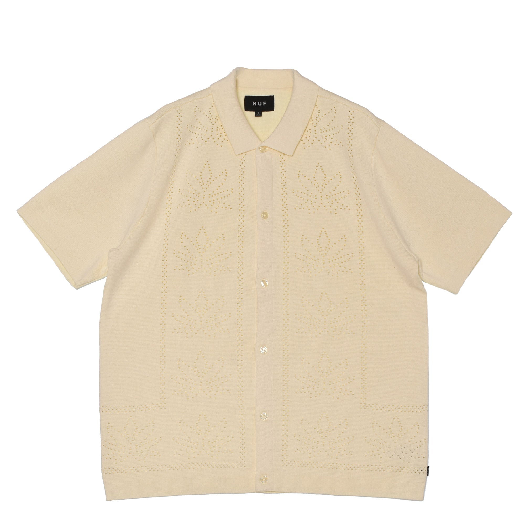 ハフ HUF PLANTLIFE PERFORATED SS KNIT KN00545 半袖