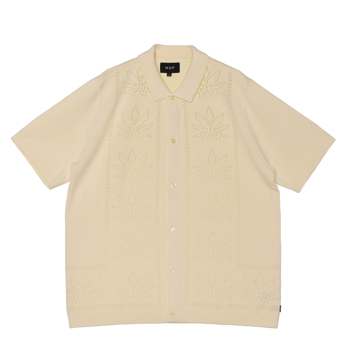 ハフ HUF PLANTLIFE PERFORATED SS KNIT KN00545 半袖