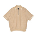 TETHER JACQUARD S/S TERRY TOP KN00546 ポロシャツ 2カラー