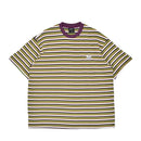 APOLLO STRIPED S/S KNIT BOXY KN00550 半袖Ｔシャツ 2カラー