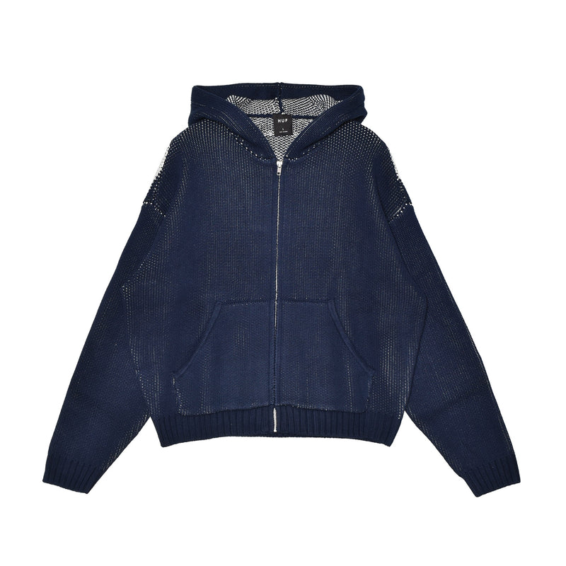 TOKEN ZIP HOODED SWEATER KN00560 ニットパーカー 2カラー