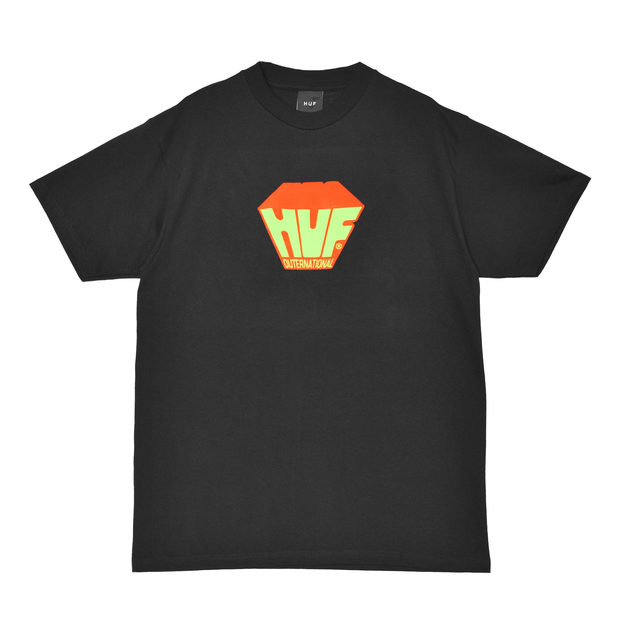 【お得】 S／S BLOCK BIG HUF ハフ TEE │Z 3カラー 半袖Tシャツ TS02396 スケートボード