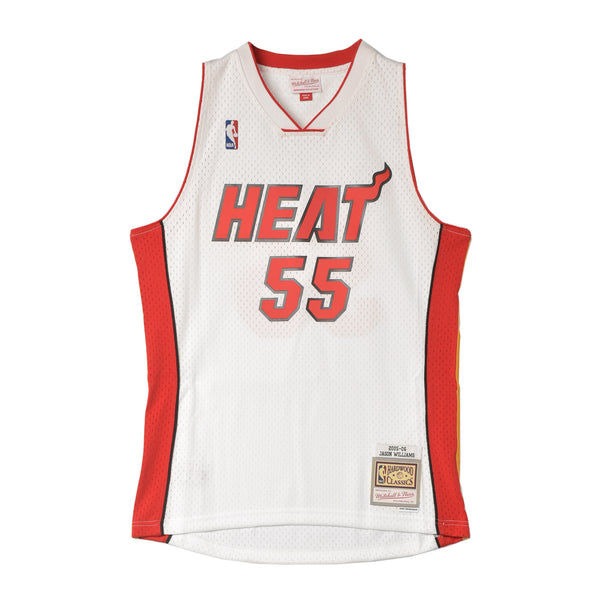 【希少】 HEAT ジェイソン・ウィリアムス NBA　ヒート Tシャツ 55 ホワイトチョコレート ジェイソン・ウィリアムズ55番プリントT