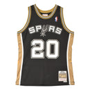 NBA スウィングマン ビリ スパーズ リタイヤメント ジャージ マヌ・ジノビリ SMJYCP181−SASBLCK02MGN ユニフォーム 1カラー