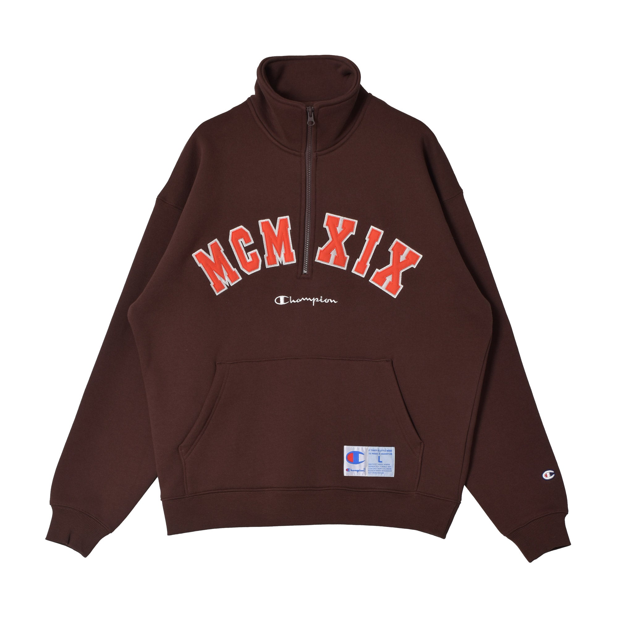 Champion(チャンピオン) / ハーフジップ/XL/コットン/GRY/C8