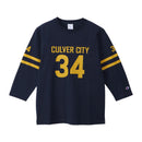 3／4 スリーブフットボールTシャツ ベーシック C3-B412 Tシャツ 3カラー