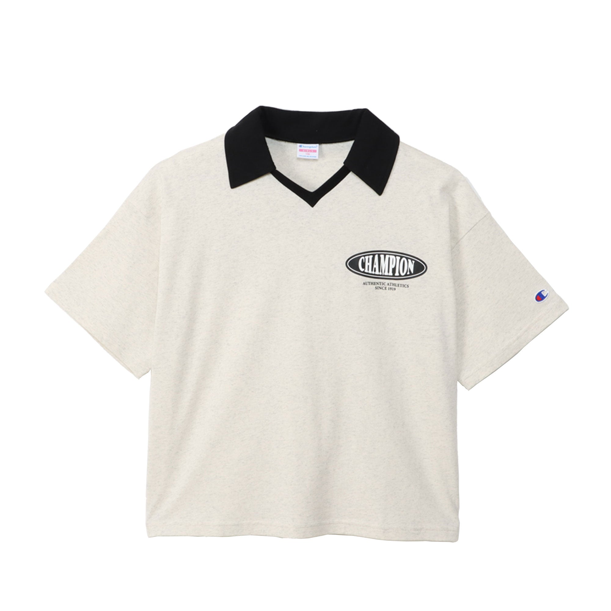 チャンピオン CHAMPION ガールズ ブイネックネックポロシャツ CK
