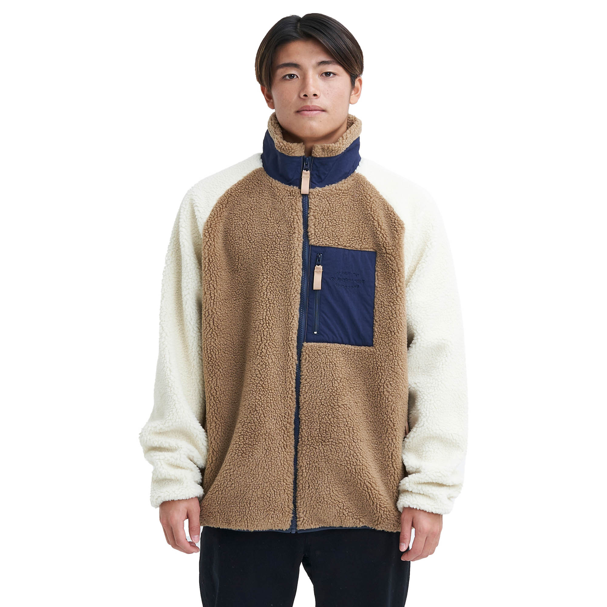【メーカー再生品】 クイックシルバー ブルゾン スタンド フリース ボア QUIKSILVER ジャケット・アウター