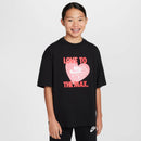 YTH ガールズ NSW ハート S／S Tシャツ HM6323 010 半袖Tシャツ