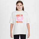 YTH ガールズ NSW ハート S／S Tシャツ HM6323 100 半袖Tシャツ