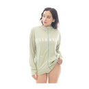 ZIP UP HOODED PRINT LOOSE RASHGUARD ジップラッシュガード BF013851 ラッシュガード 3カラー