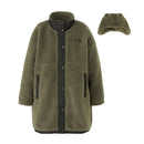 マタニティボアフリースジャケット＆ベビーキャップ NLM72301 フリースジャケット ベビーキャップ 2カラー