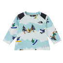 マイクロフリースクルー NAB72405 長袖トップス 2カラー