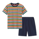 ショートスリーブボーダーテントティー＆ショート NTJ32436 セットアップ 3カラー