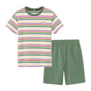 ショートスリーブボーダーテントティー＆ショート NTJ32436 セットアップ 3カラー