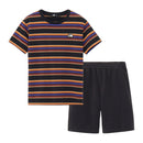 ショートスリーブボーダーテントティー＆ショート NTJ32436 セットアップ 3カラー