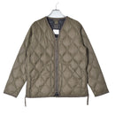 ミリタリー VネックWジップ ダウンジャケット ソフトシェル TAION-101ALSZML-1 ダウンジャケット 4カラー