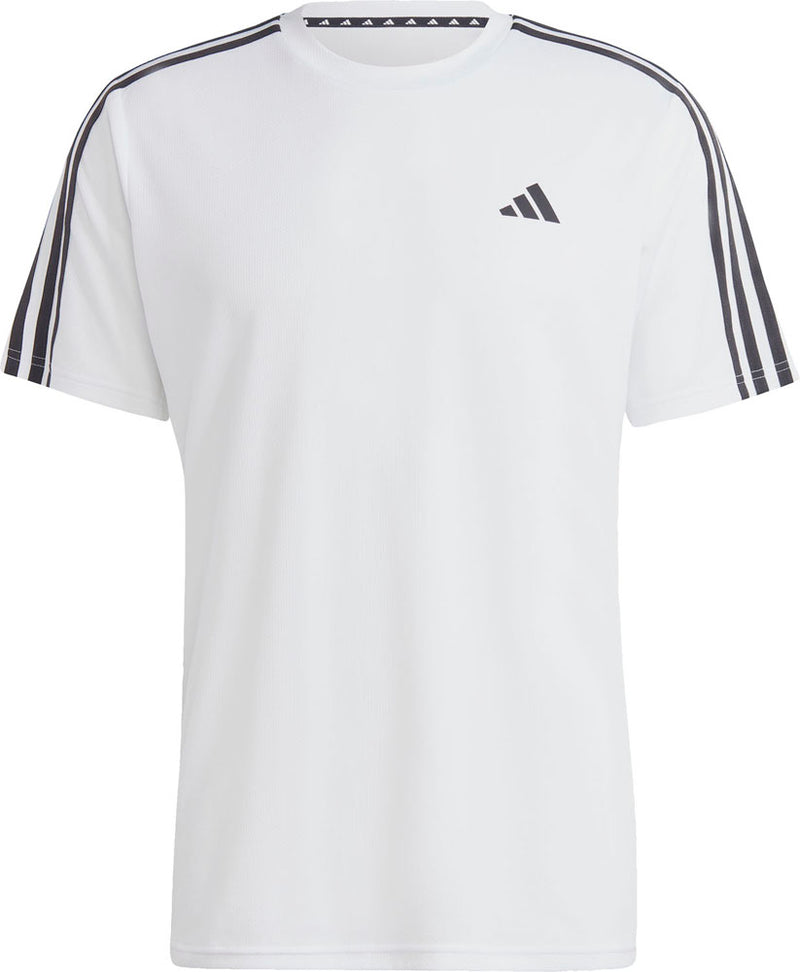 トレイン エッセンシャルズ スリーストライプス トレーニング半袖Tシャツ BXH41 4カラー