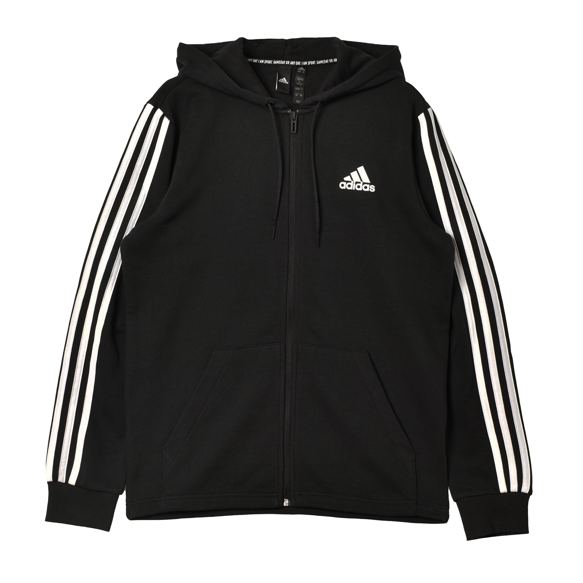 アディダス ADIDAS M MUSTHAVES 3STRIPES スウェットフルジップ
