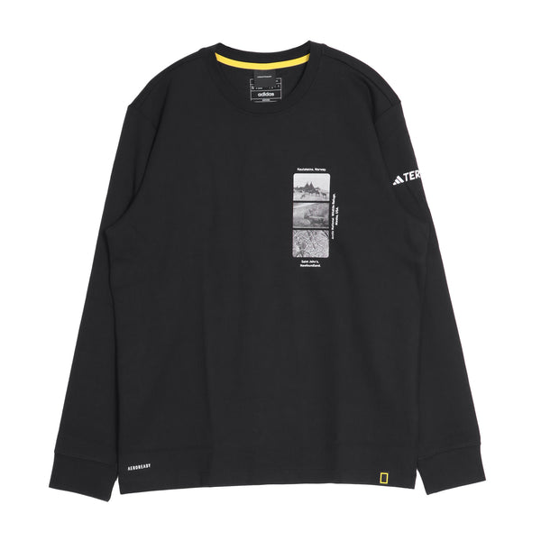 ナショナル ジオグラフィック 長袖グラフィックTシャツ JOP98 長袖Tシャツ 2カラー