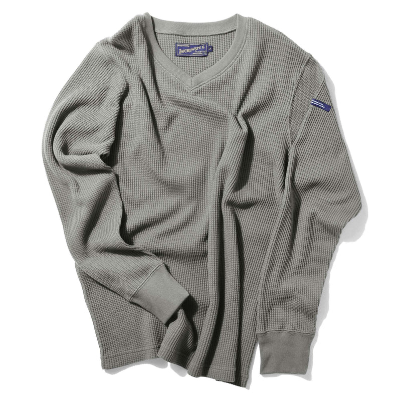 ヘビーワッフル 長袖シャツ 長袖Tシャツ 12カラー