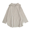 コットン裏地ジップアッププルオーバー GCS5003 トップス 3カラー