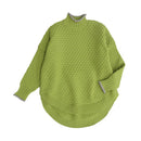 ポップコーン編みニットプルオーバー GKT5559 トップス 4カラー