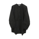 無地前開きブラウス GTS4640 トップス 2カラー