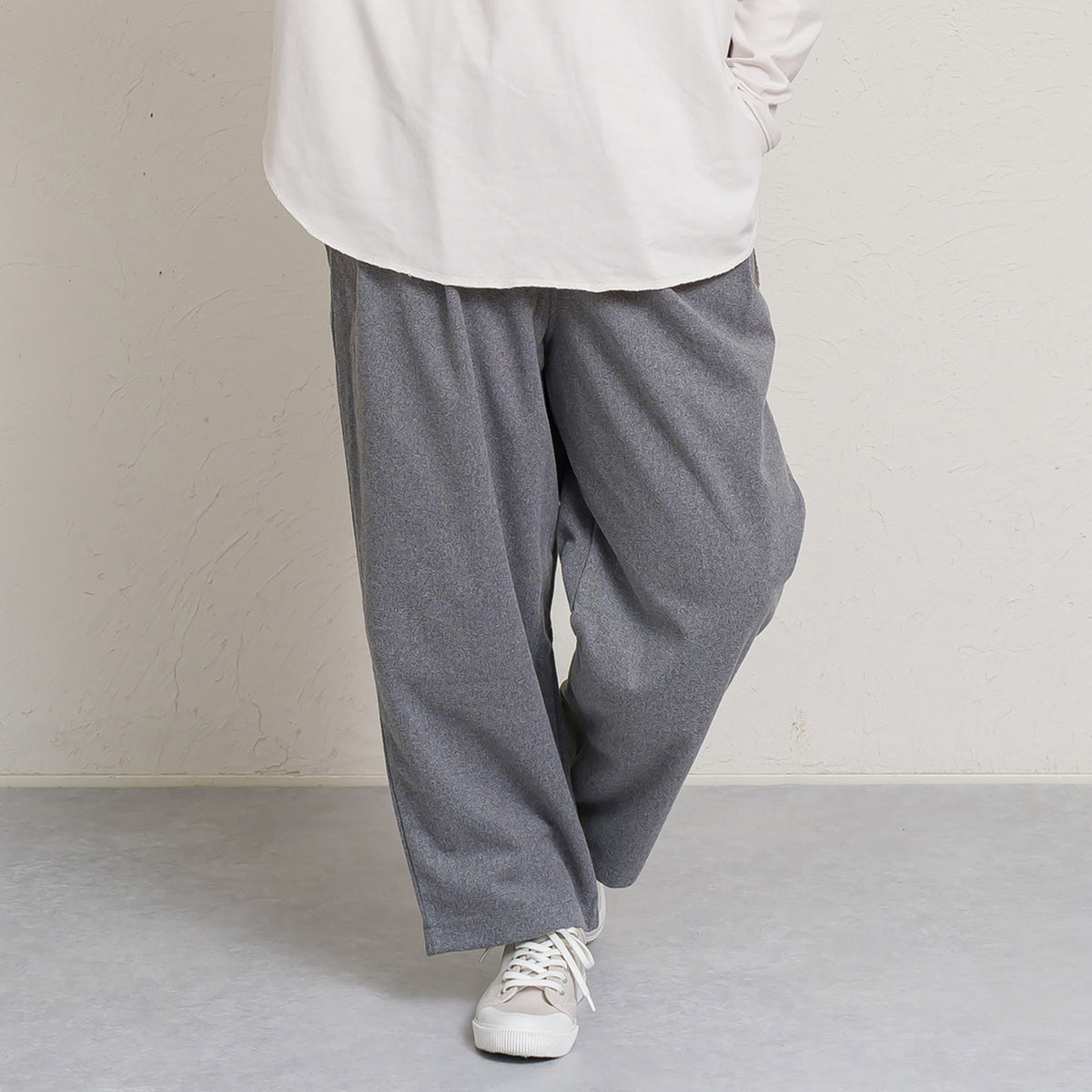 ナチュ＆ダイアリー NACHU＆DIARY カットソータックワイドパンツ