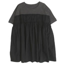 天竺×布帛ドッキングプルオーバー GCS5027 トップス 4カラー