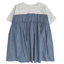 天竺×布帛ドッキングプルオーバー GCS5027 トップス 4カラー