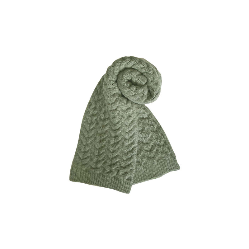 ジグザグ編みニットマフラー GMF7507 マフラー 5カラー