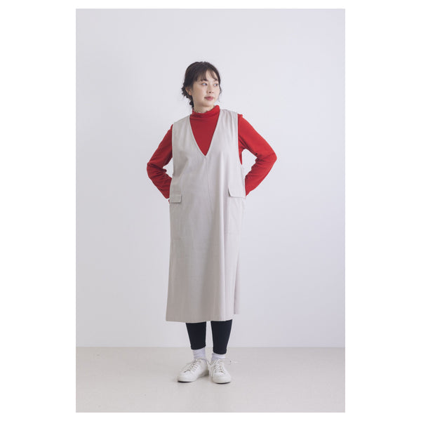 コットンツイルジャンスカワンピース GNR1314 ワンピース 3カラー