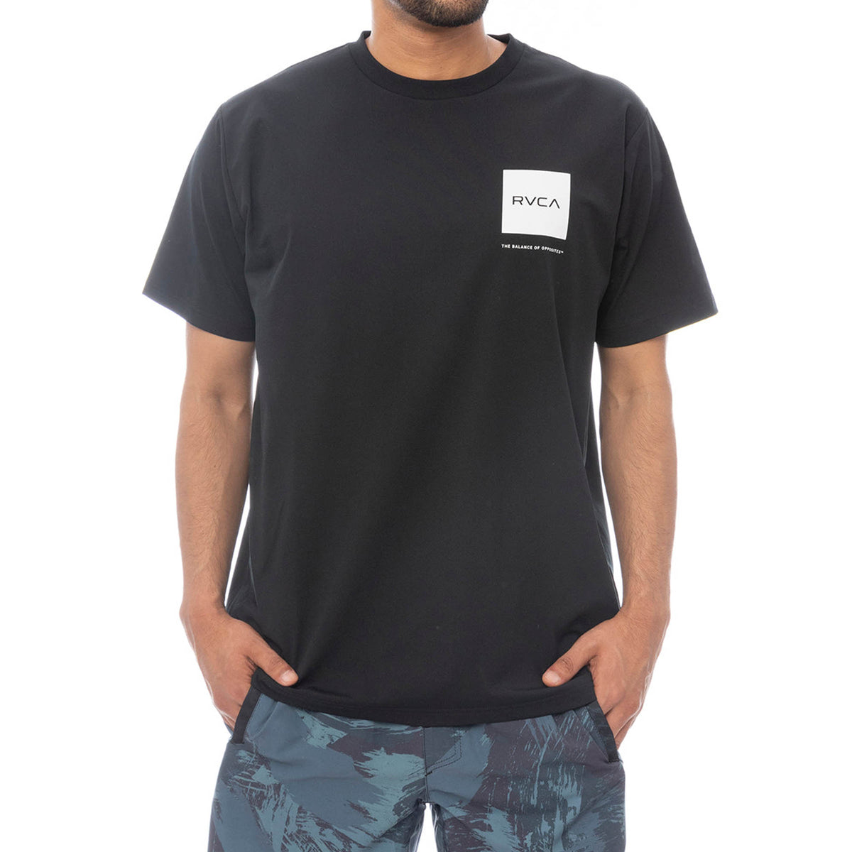 【RVCA】SPORTS DEFER BLOCK SS トレーニングTシャツ RVCA】SPORTS DEFER BLOCK SS トレーニングTシャツ (RVCA/T