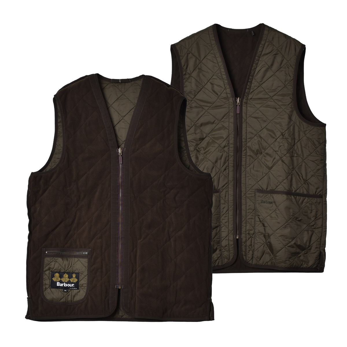 Barbour ベスト バブアー BARBOUR POLARQUILT WAISTCOAT／ZIP IN LINER MLI0002