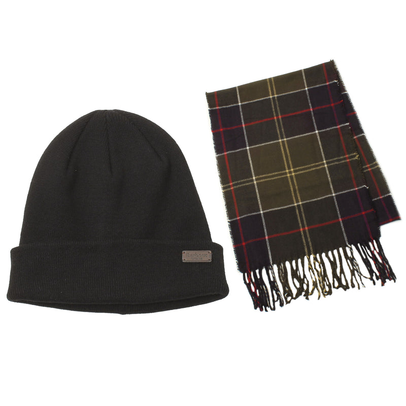 SWINTON＆GALINGALE SCARF GIFT SET MGS0079 マフラー＆ニット帽セット 2カラー