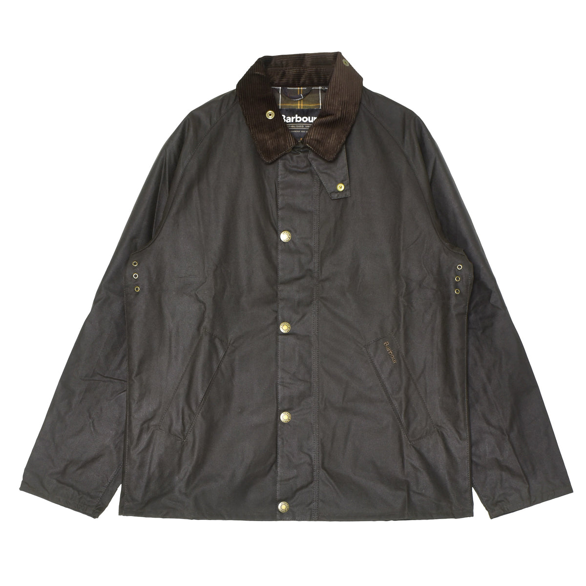 Barbour WAX FLYER JACKET A-2 ブルゾン ブラウン Barbour Wax Flyer Jacket Rustic Brown 3warrant Small Made in