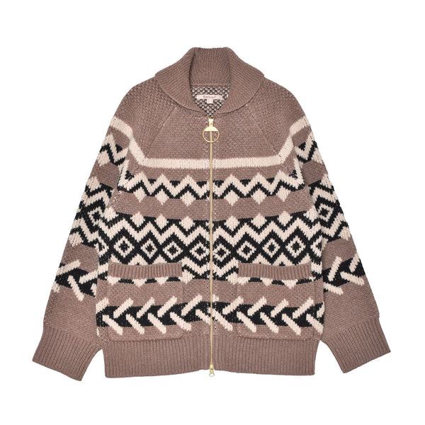 Klara Knitted Zip Through Cardigan LKN1715 カーディガン