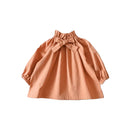 ホイップカラーのリボンブラウス P13441-39 ブラウス 4カラー