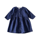 シャツコールギャザーワンピース P15411-39 ワンピース 2カラー