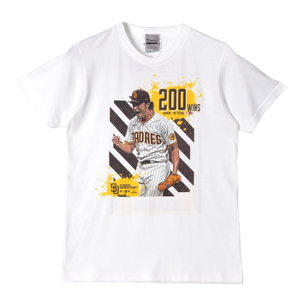 ダルビッシュ有日米通算200勝達成記念Tシャツ ML01-24SS-0035 半袖Tシャツ 1カラー