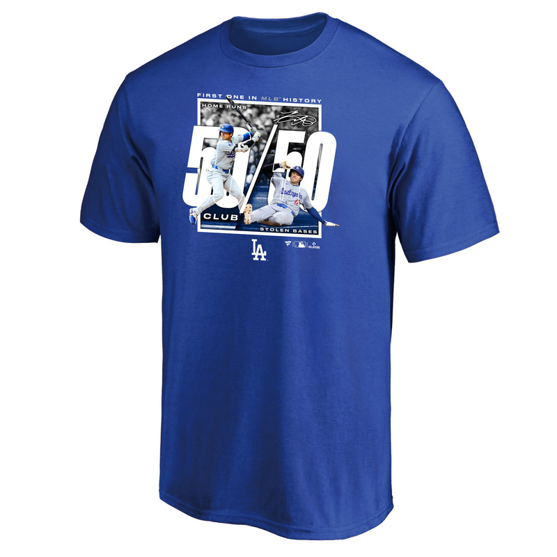 大谷翔平 50-50達成記念Tシャツ ML01-24FW-0004 ML01-24FW-0005 ML01-24FW-0006 半袖Tシャツ 5カラー